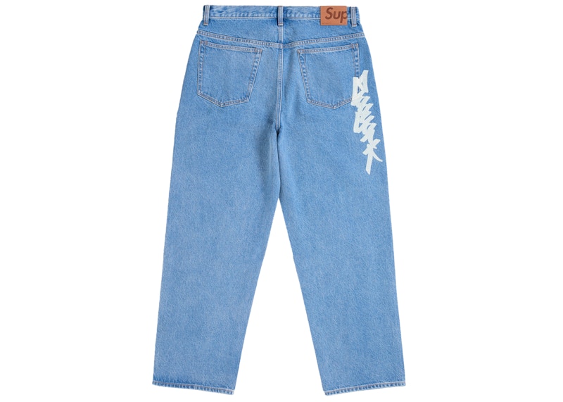 定番人気！ Zoo Supreme York GB - SS25 - Men's Denim Blue Jean Baggy パンツ