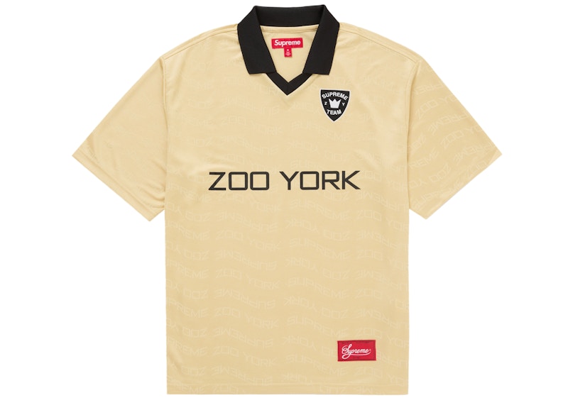 Supreme Zoo York Soccer Jersey Light Yellow Men's - SS25 - US