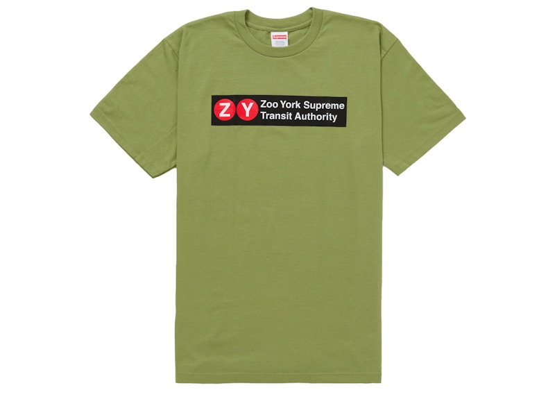Supreme Zoo York Transit Tee Olive Men's - SS25 - GB
