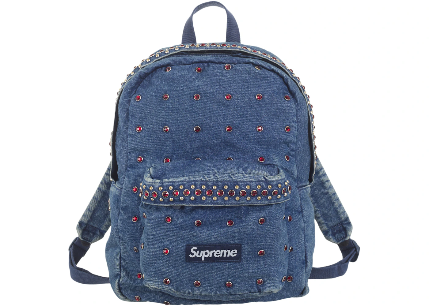 Supreme Simon Denim Backpack Washed Indigo SS25 US