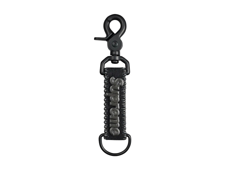 小物 Supreme b.b. Simon Denim Keychain black Supreme b.b. Simon Denim Keychain Black - SS25 - US