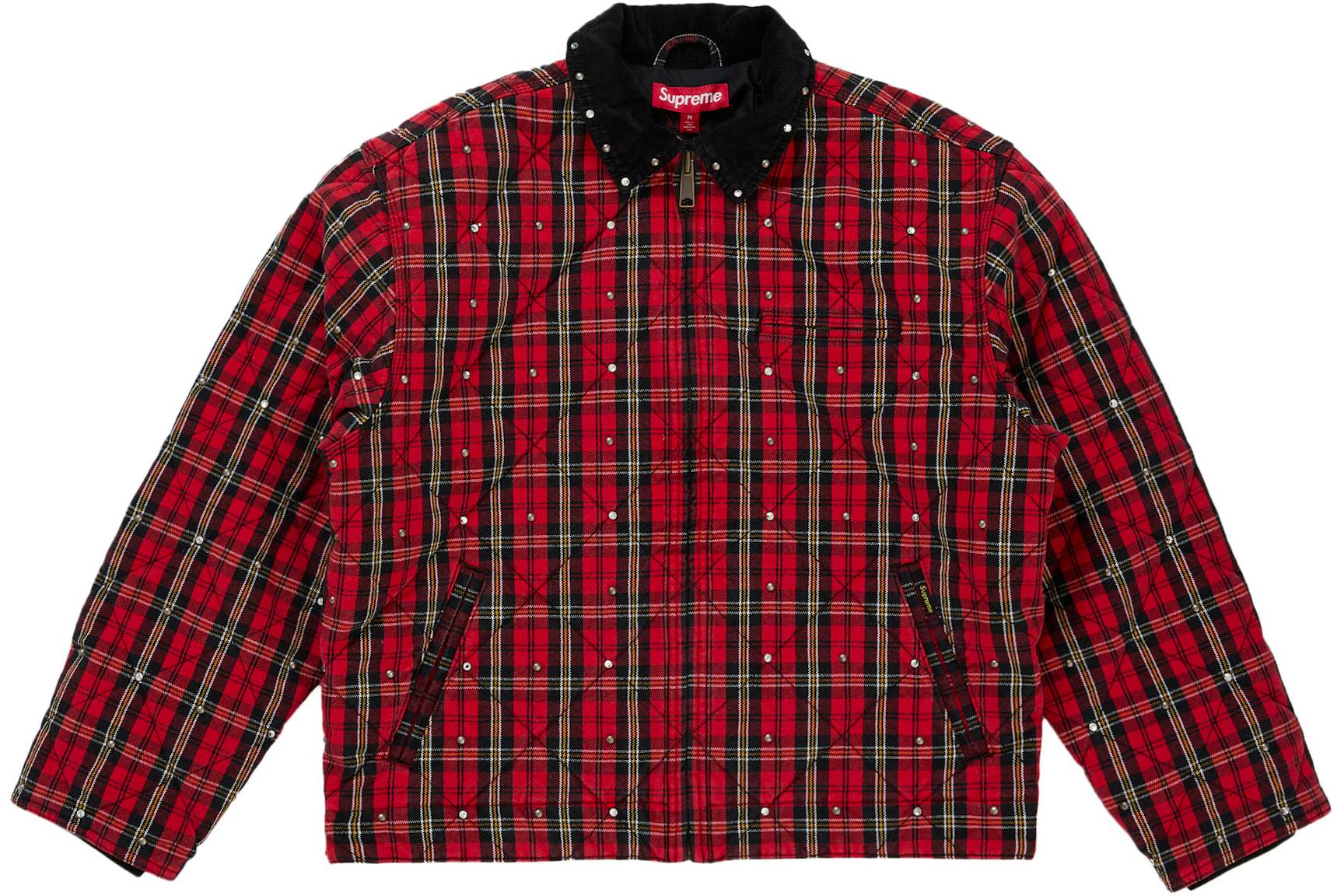Supreme b.b. Simon Quilted Work Jacket Plaid Men's - FW25 - US