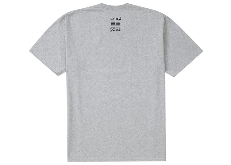 Supreme dead prez RBG Tee Heather Grey