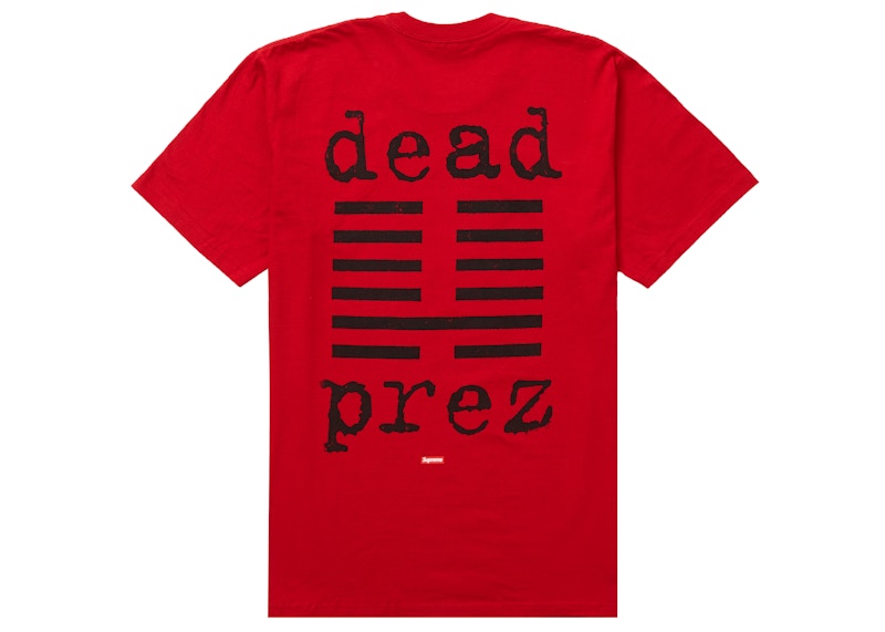 Supreme dead prez Tee Red Men's - FW19 - US