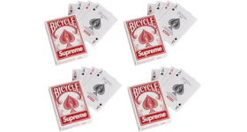 Supreme x Bicycle Mini Playing Card Deck 4x Lot FW21 Season Gift
