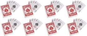 Supreme x Bicycle Mini Playing Card Deck 8x Lot FW21 Season Gift