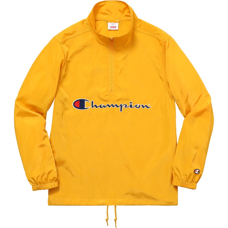 Supreme x Champion Half Zip Pullover Pink Men's - SS17 - US