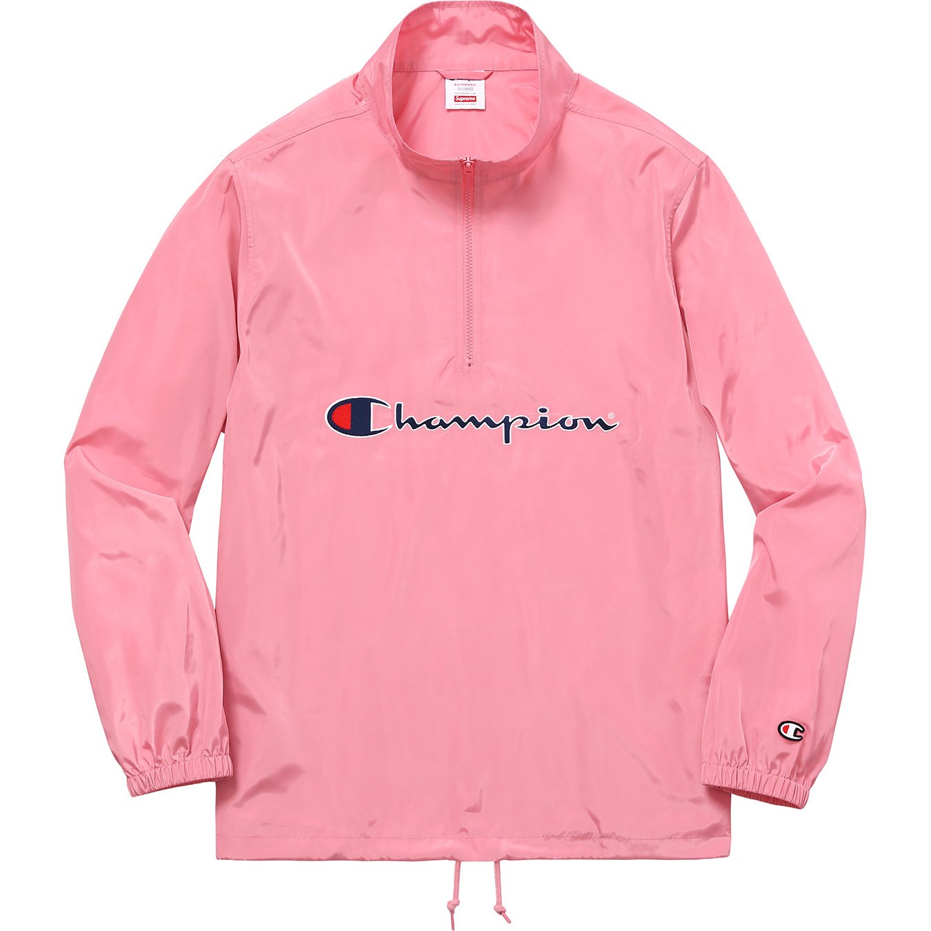 Supreme x Champion Half Zip Pullover Pink Men's - SS17 - US
