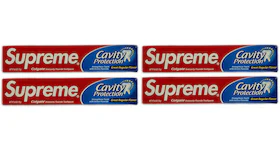 Supreme x Colgate Toothpaste 4x Lot (Not Fit For Human Use)