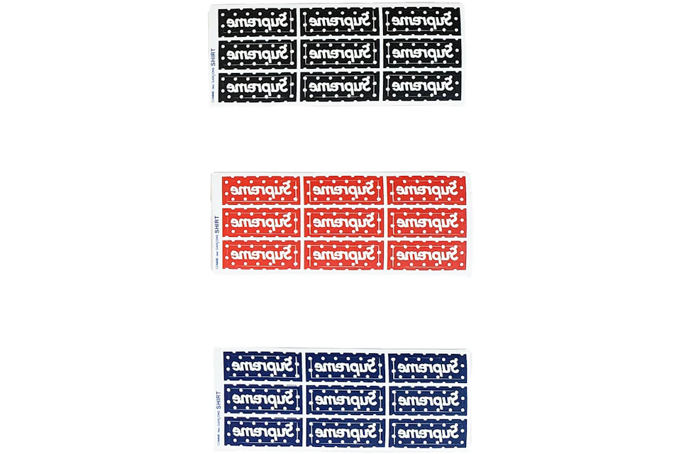 Supreme x Comme Des Garcons Polka Dot MINI Box Logo Sticker Set