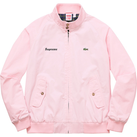Supreme x Lacoste Harrington Jacket Jacket Light Pink Men's - SS17
