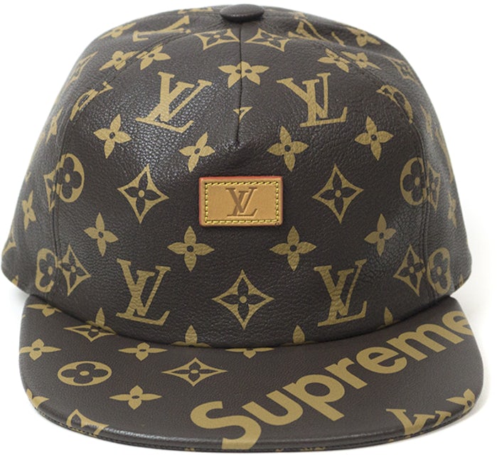 Louis Vuitton X Supreme 5 Panel Hat Brown