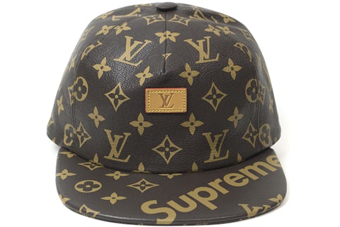Supreme x Louis Vuitton 5-Panel Hat Brown Men's - SS17 - US Supreme x Louis Vuitton 5-Panel Hat Brown Men's - SS17 - US