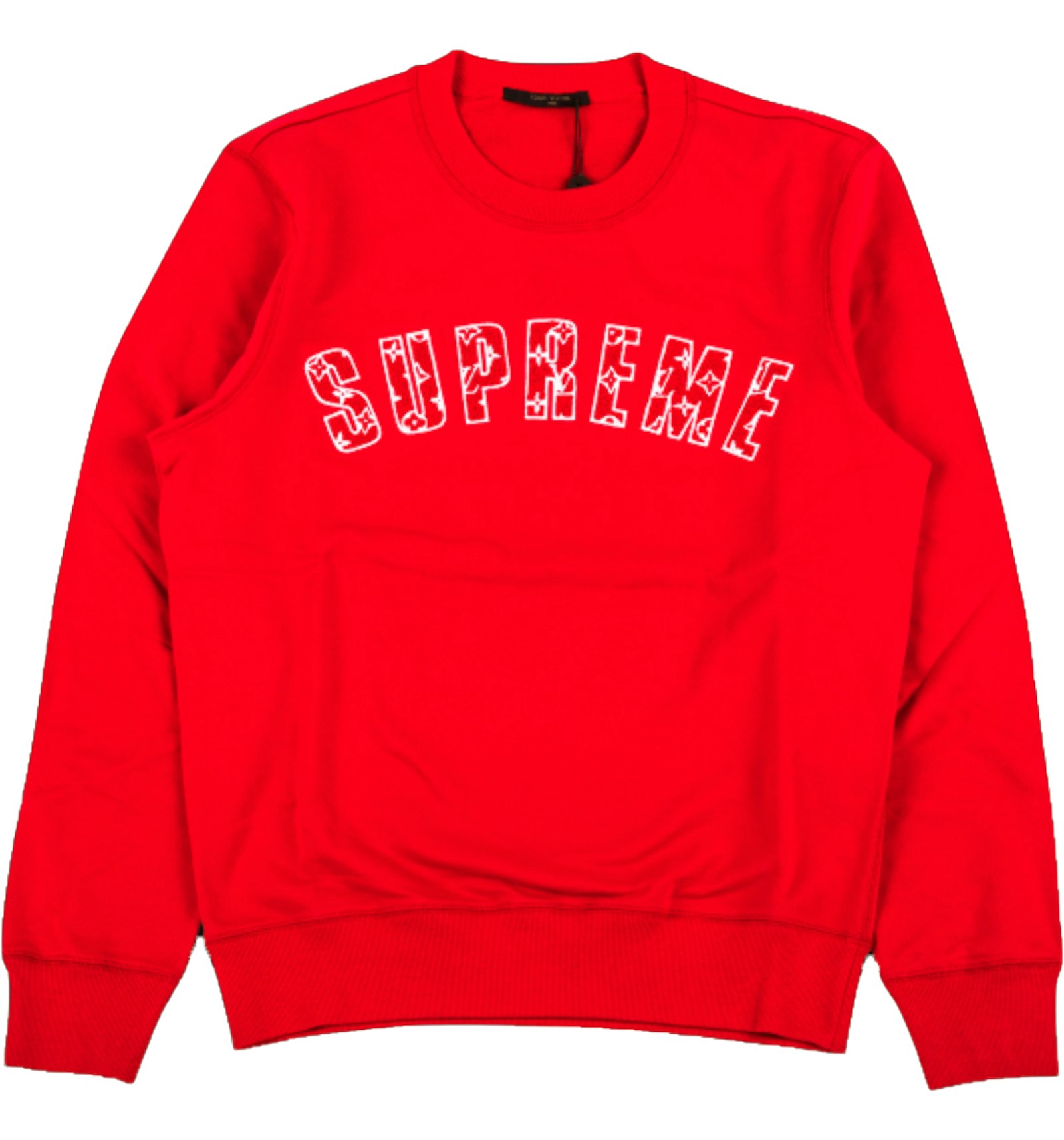 Supreme x Louis Vuitton Arc Logo Crewneck Red - SS17 Men's - US