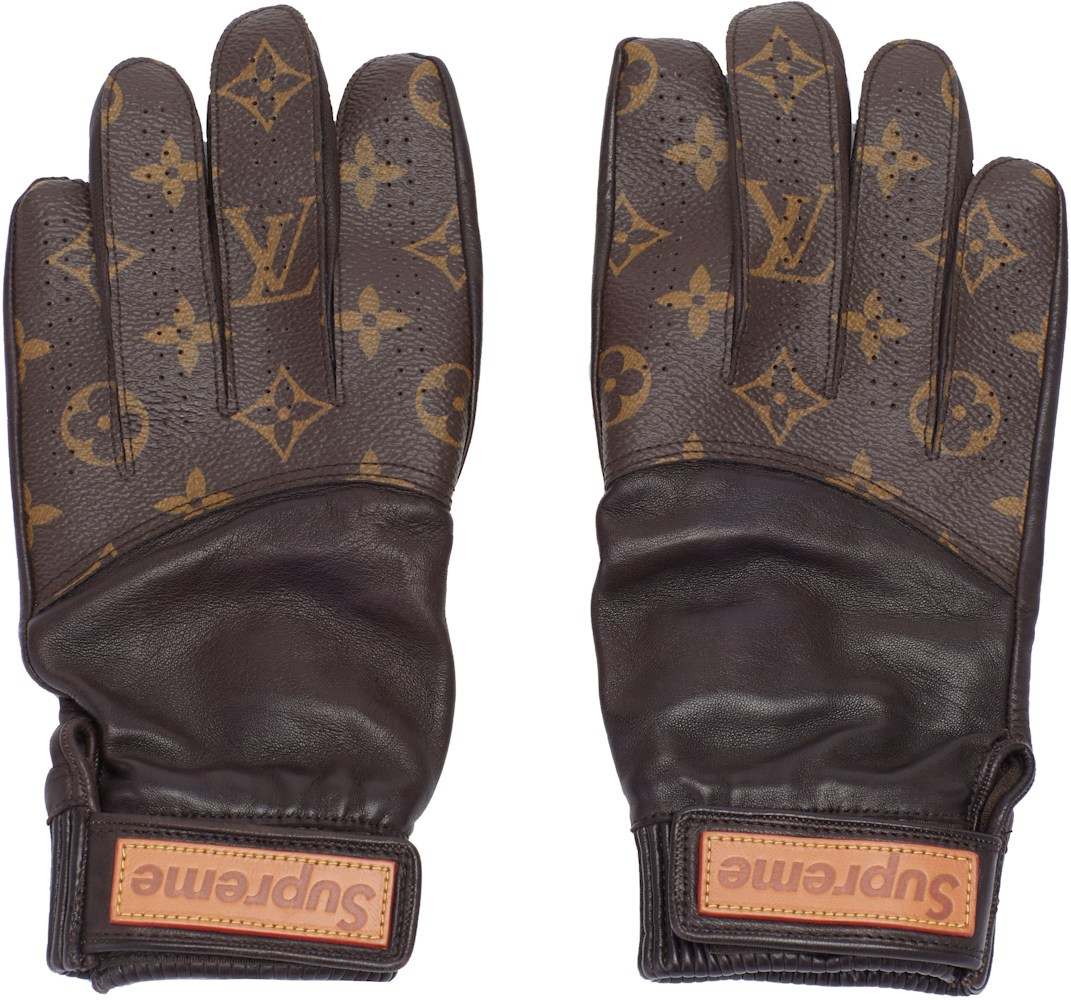 brud Bering strædet Amazon Jungle Supreme x Louis Vuitton Baseball Gloves Brown - SS17