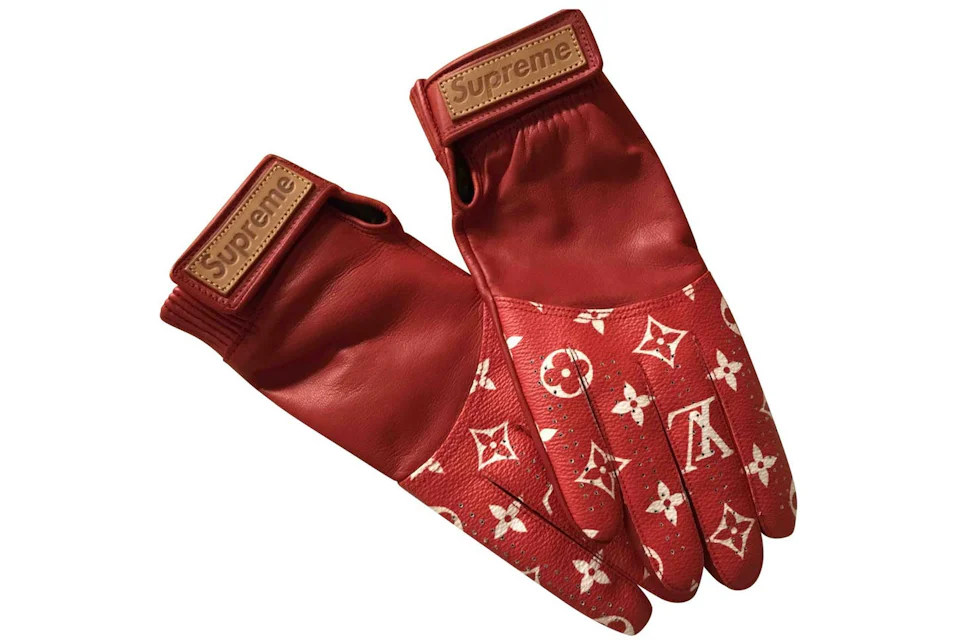 Louis vuitton supreme deals gloves