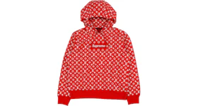 Supreme x Louis Vuitton Box Logo Hooded Sweatshirt Red