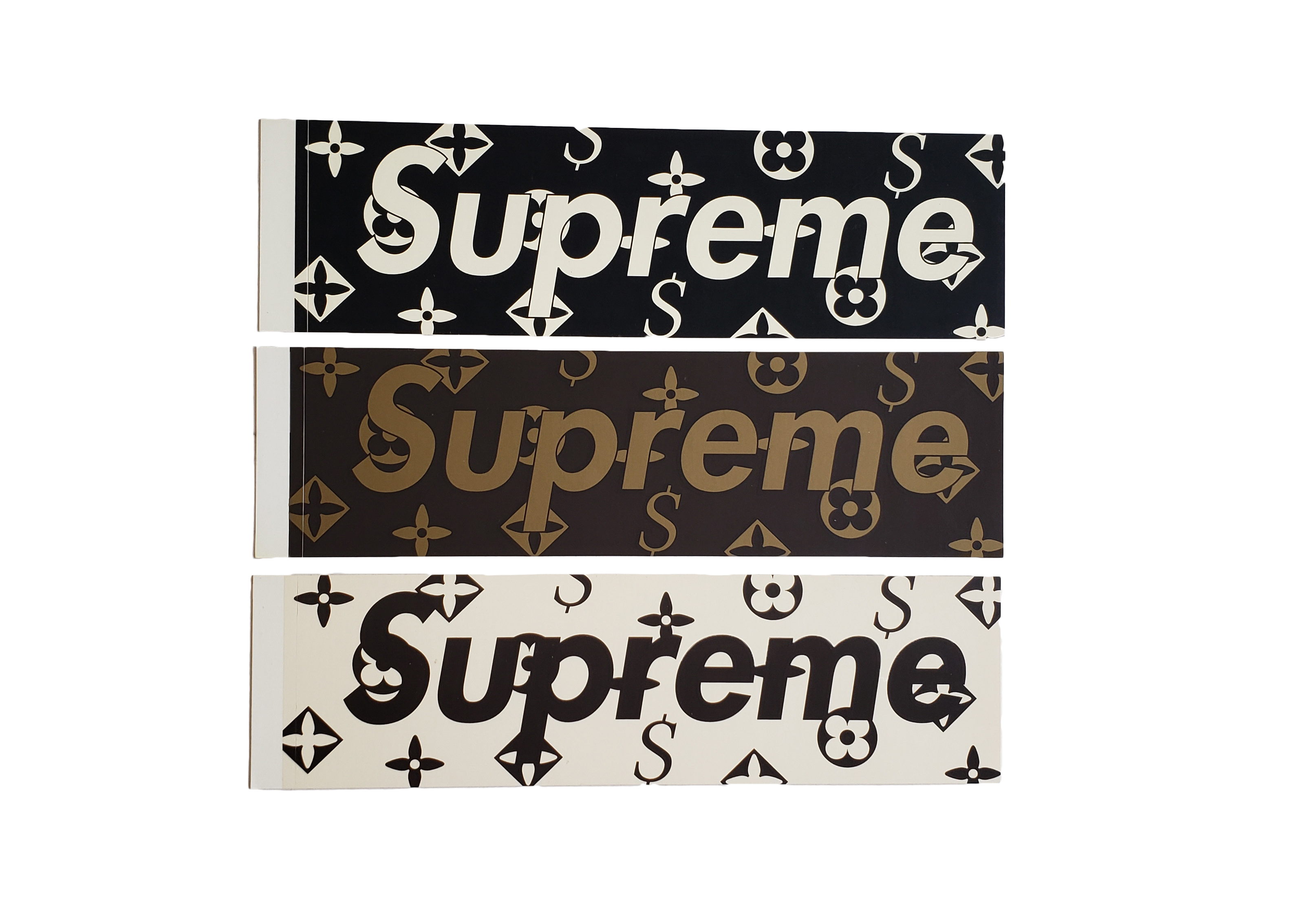 Supreme x Louis Vuitton Box Logo Sticker Set