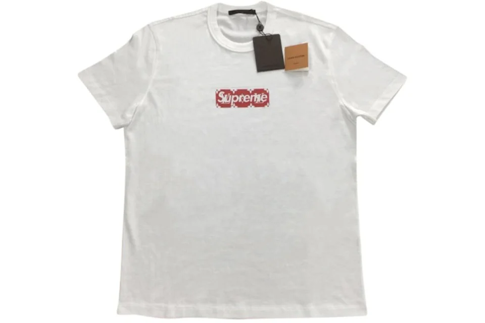 Supreme x Louis Vuitton Box Logo Tee White