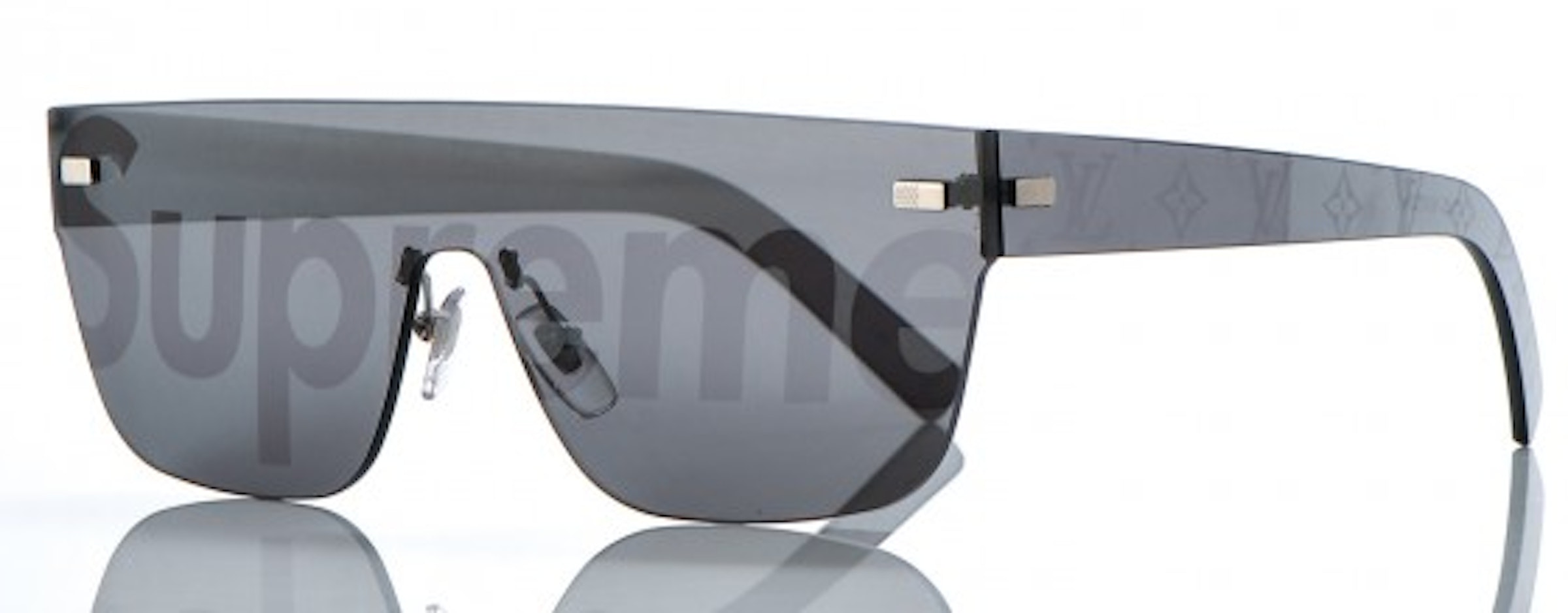 Supreme x Louis Vuitton City Mask SP Sunglasses Black - SS17 Men's -