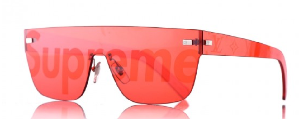 Supreme x Louis Vuitton City Mask SP Sunglasses Red - SS17
