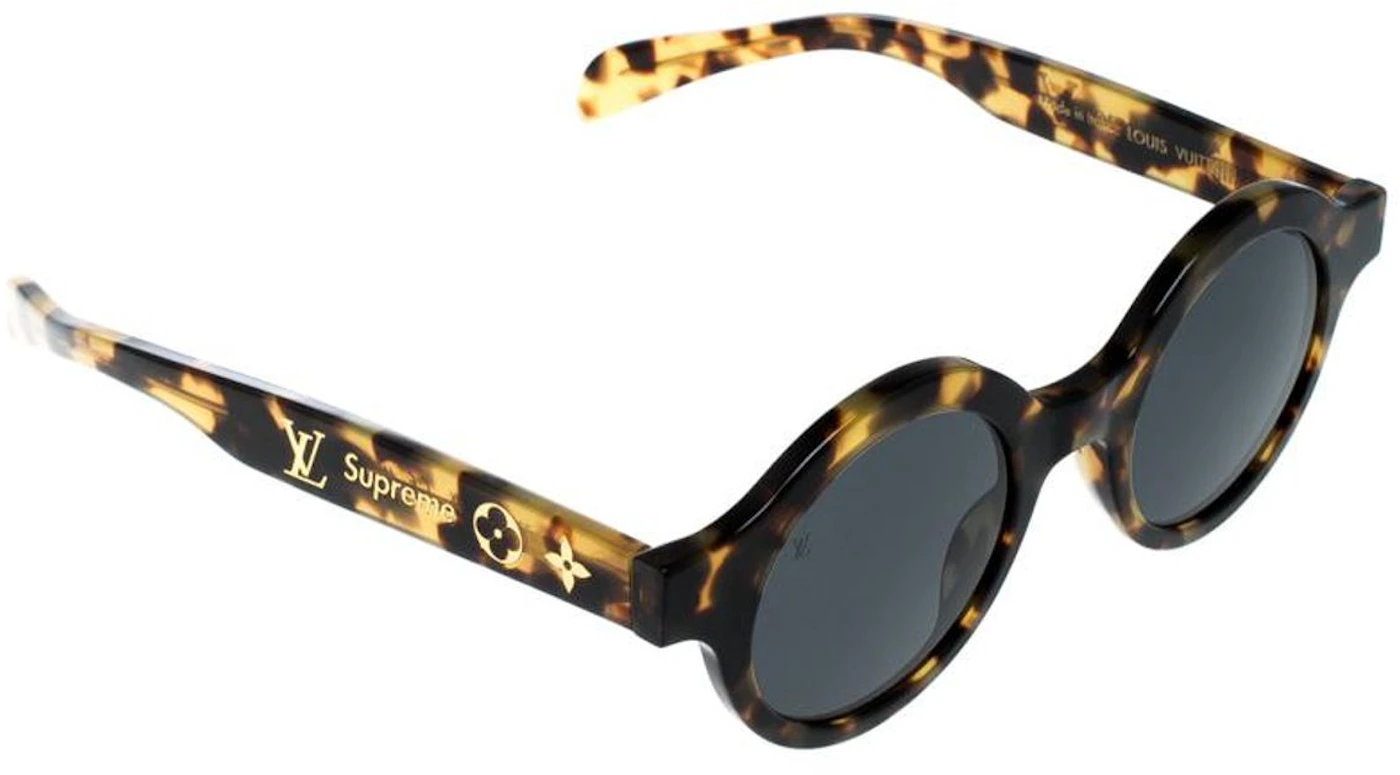 Louis Vuitton - LV Edge Large Square Sunglasses - Light Tortoise - Women - Luxury