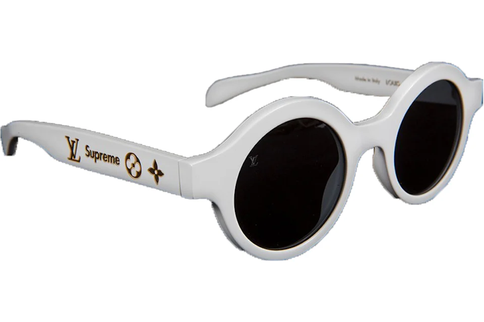 Supreme x Louis Vuitton Downtown Sunglasses White