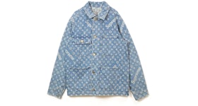 Jacket Louis Vuitton x Supreme Blue size 54 IT in Cotton - 29968224