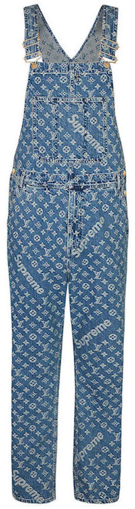 Supreme x Louis Vuitton Jacquard Denim 5-Pocket Jean Blue Men's - SS17 - US