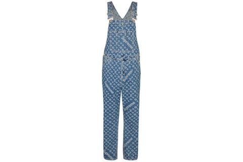 Supreme x Louis Vuitton Jacquard Denim Overalls Blue Men's - SS17 - US Supreme x Louis Vuitton Jacquard Denim Overalls Blue Men's - SS17 - US