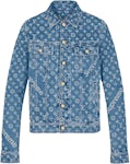 Supreme x Louis Vuitton Jacquard Denim Chore Coat Blue Men's - SS17 - US