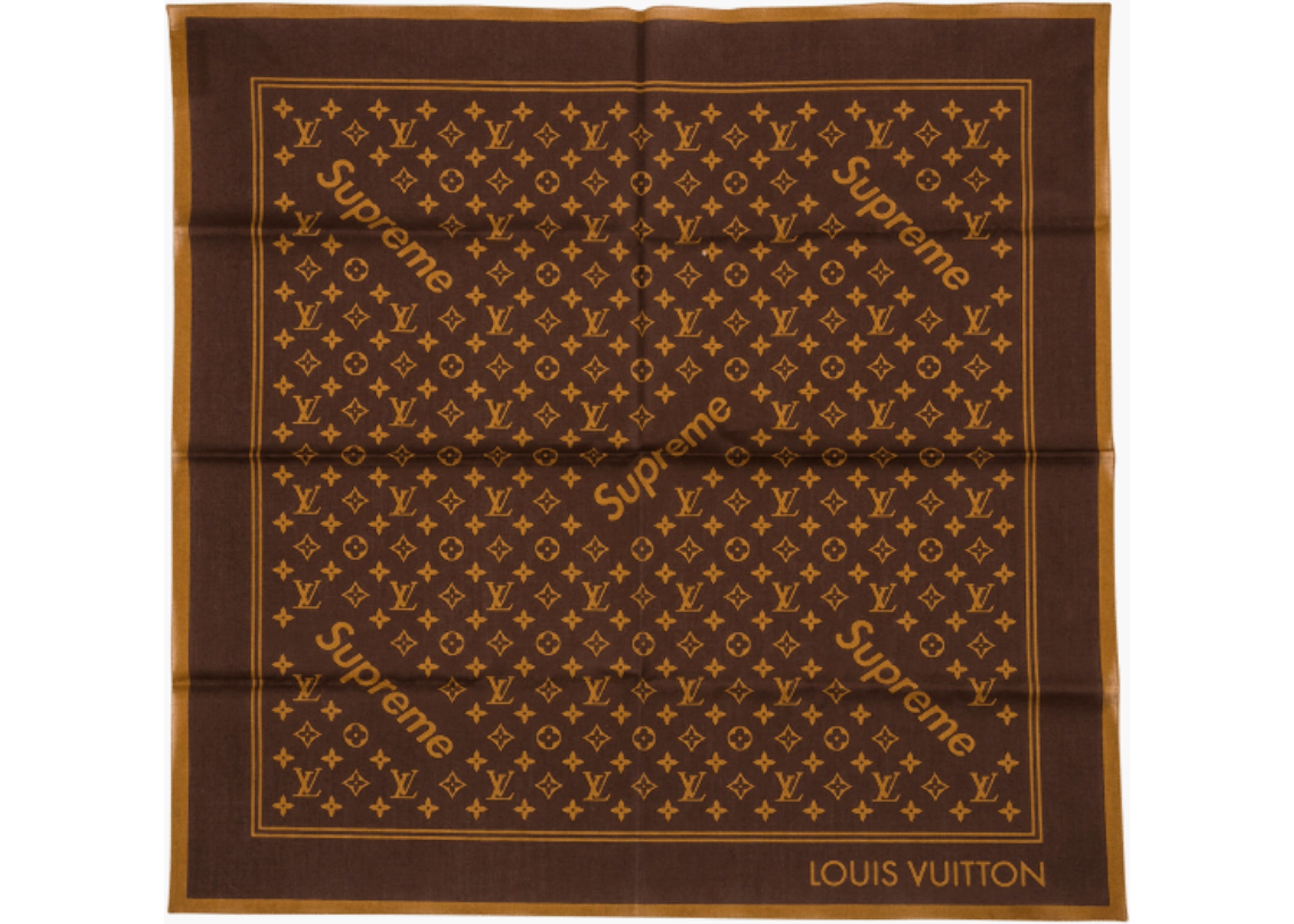 Louis Vuitton Monogram Bandana Short-sleeved Denim Shirt