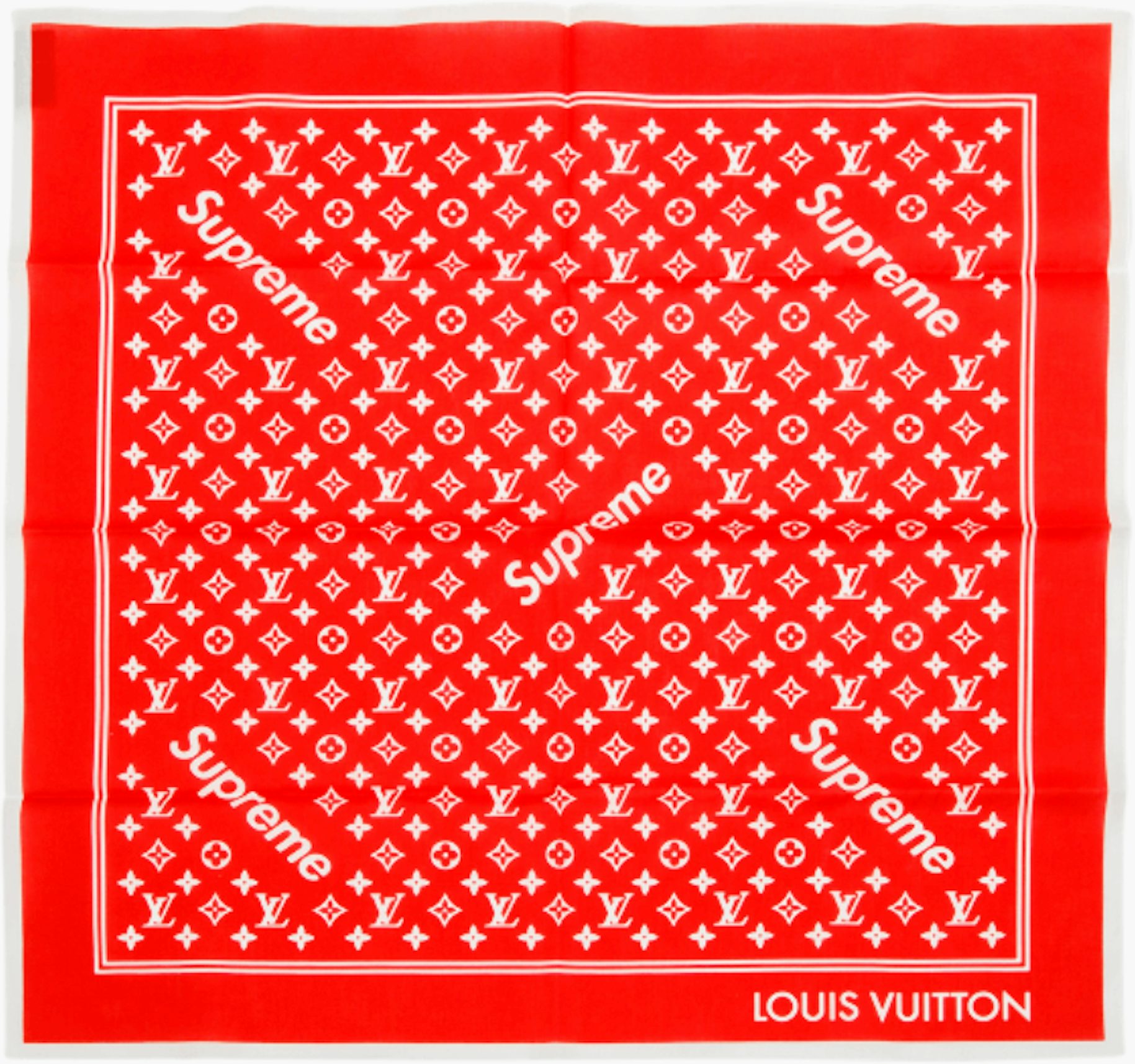 Louis Vuitton Monogram Bandana Crewneck Indigo/White