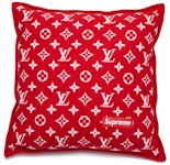 Supreme x Louis Vuitton LV Monogram Bandana Scarf RED RARE LIMITED JAPAN  ONLY