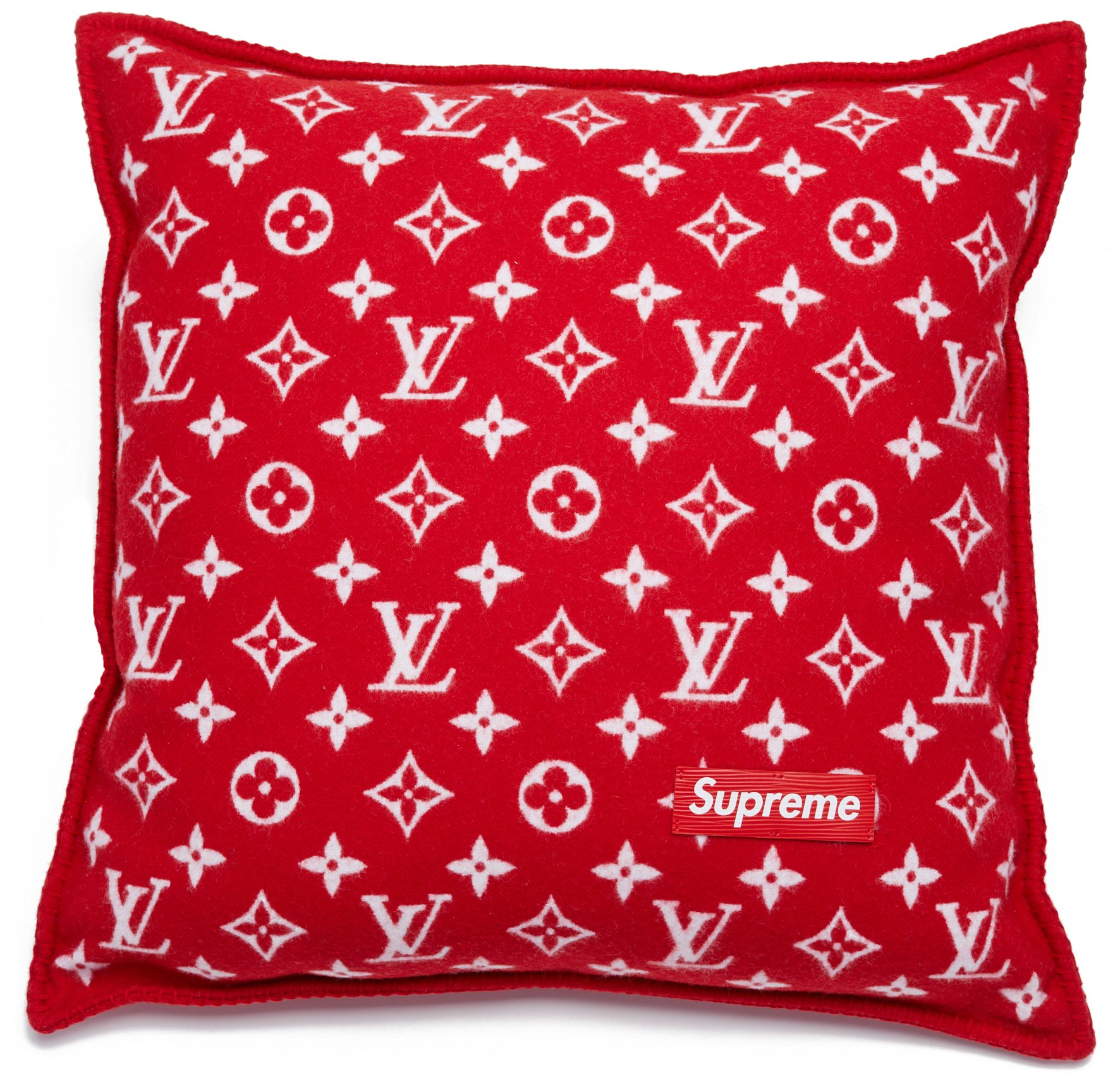 Supreme x Louis Vuitton Monogram Pillow Red - SS17 -