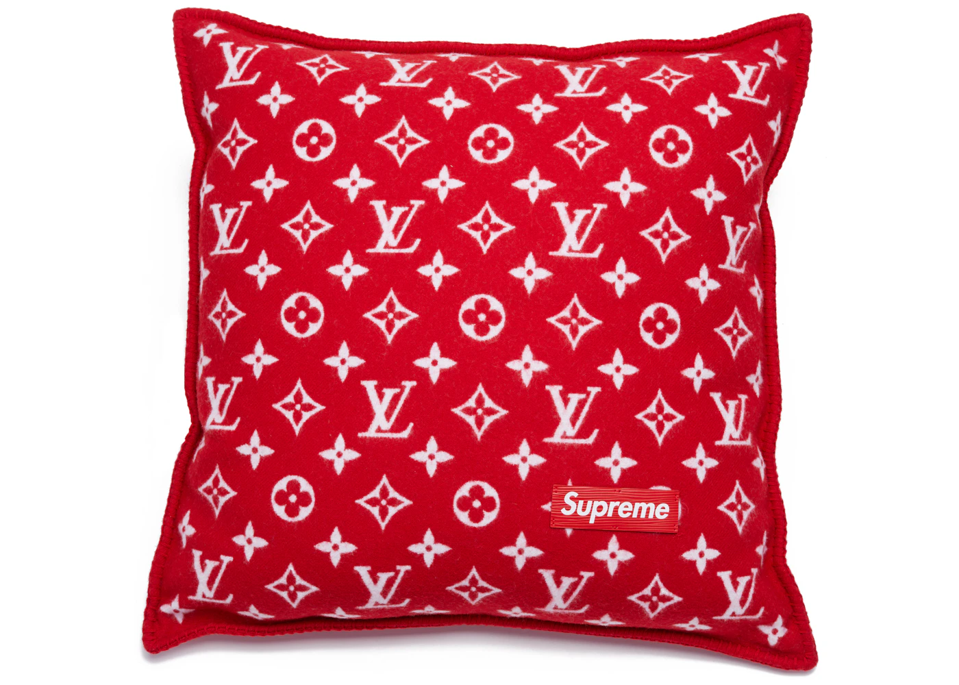 Supreme x Louis Vuitton LV Monogram Bandana Scarf Brown 100% Authentic  Japan New