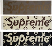 Supreme Supreme Louis Vuitton LV Box Logo Sticker Set of 3 RARE OG