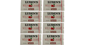 Supreme x Luden's Wild Cherry Throat Drops Box 8x Lot (Not Fit For Human Consumption)