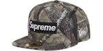 Supreme x New Era Breast Cancer Awareness Box Logo Fitted Hat Woodland Camo