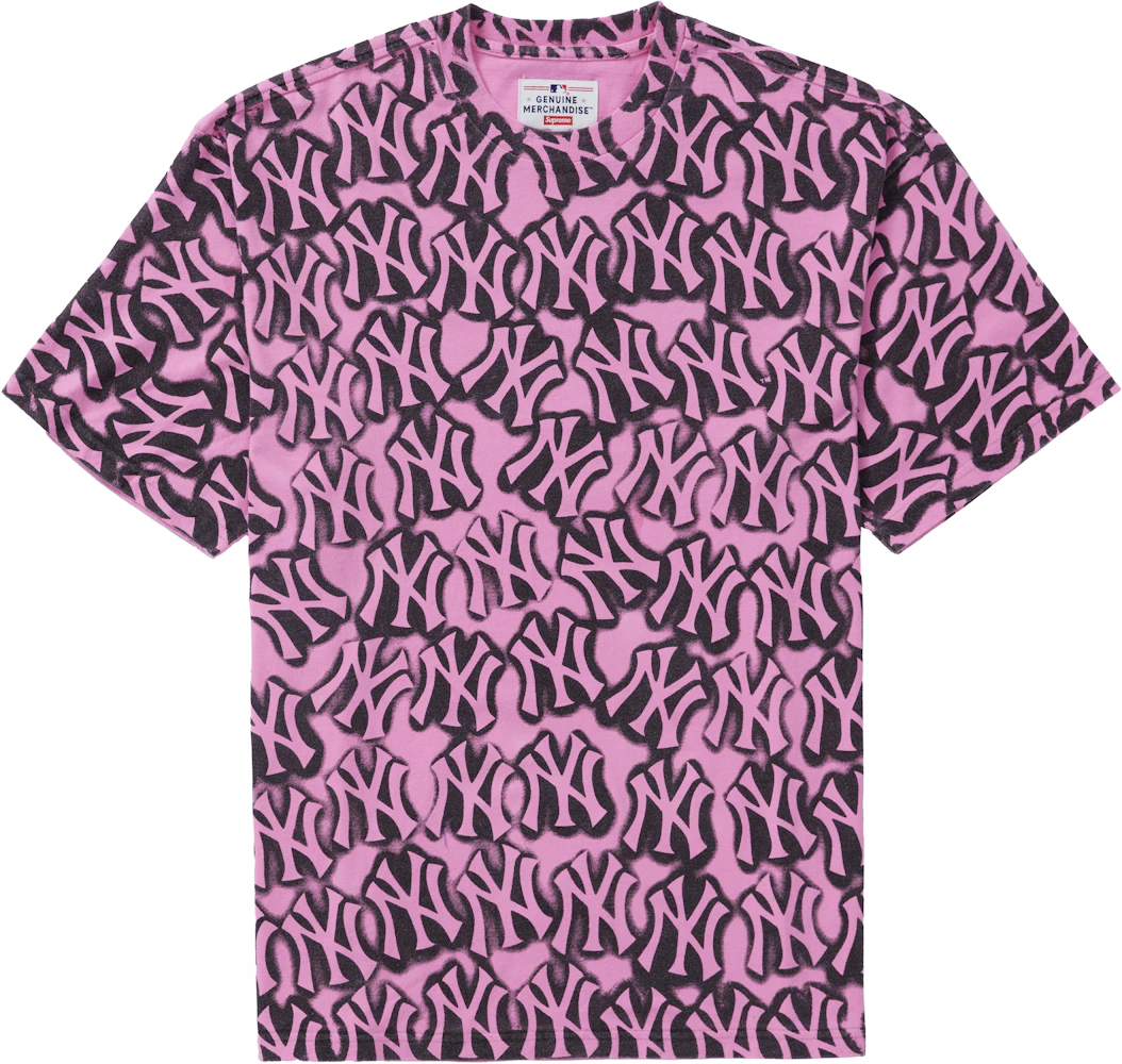 Buy Supreme x Mitchell & Ness Satin Baseball Jersey 'Pink' - SS23KN25 PINK