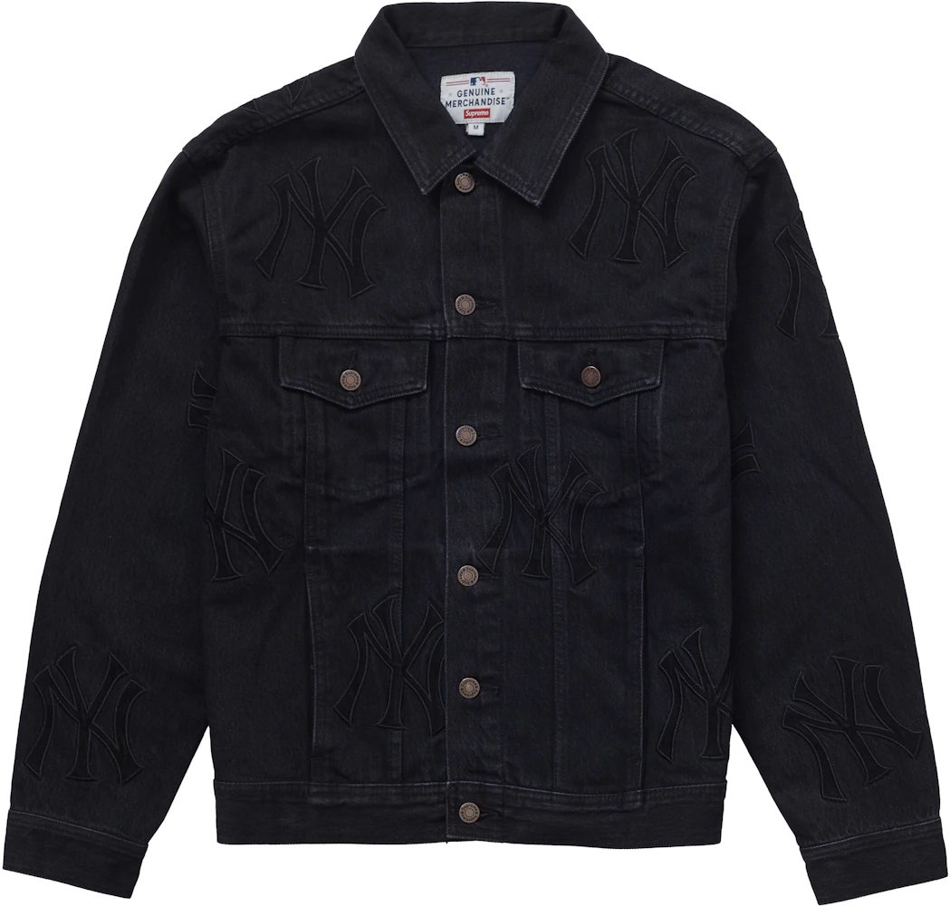 Supreme Trademark Jacquard Denim Shirt 'Washed Black' - SS23S27 WASHED  BLACK