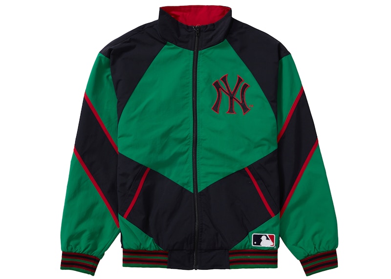 supreme x new york yankees track jacket