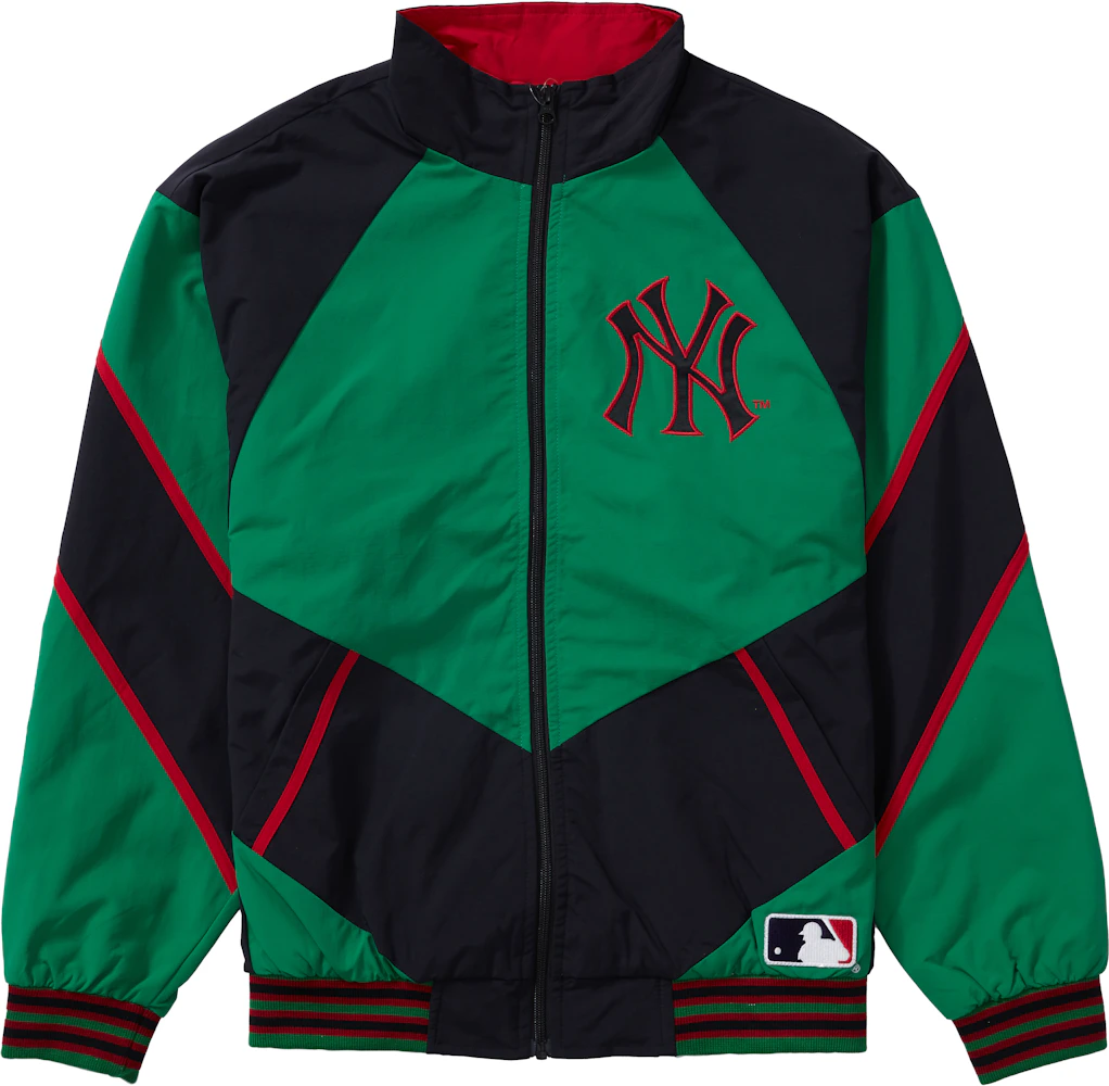 Supreme x New York Yankees Track Jacket Green