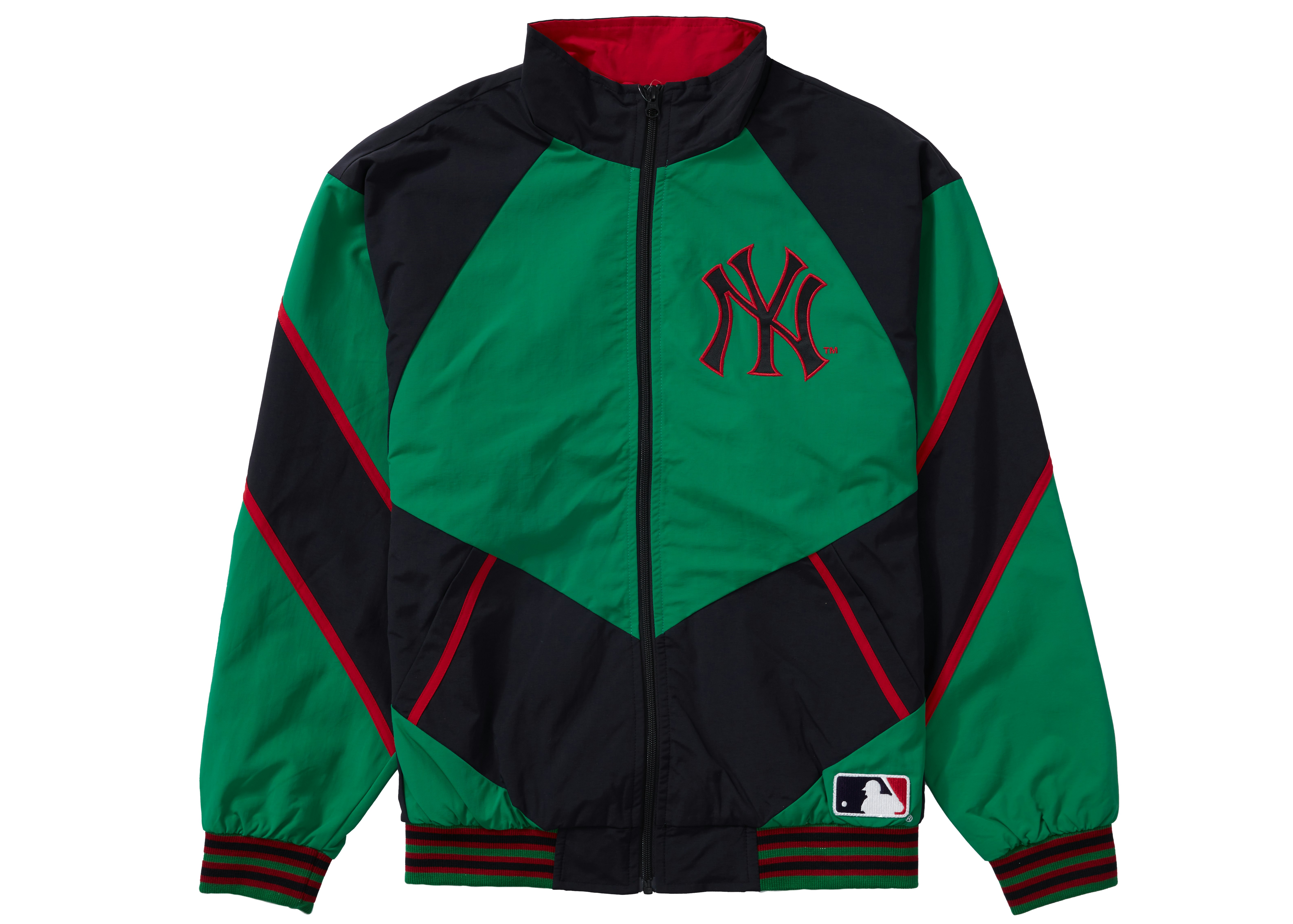 Supreme x New York Yankees Track Jacket Green - FW21 - CN