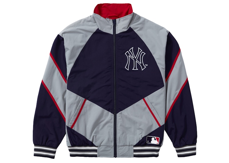 Supreme x New York Yankees Track Jacket Navy - FW21 Men's - US