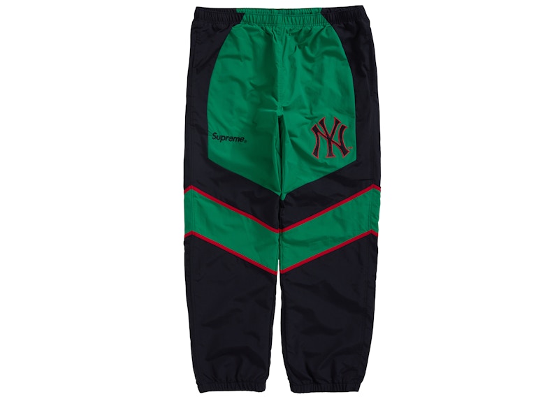 Supreme x New York Yankees Track Pant Navy Men's - FW21 - US