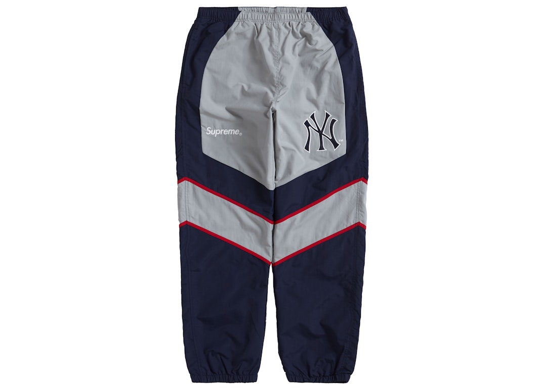 Pre-owned Supreme X New York Yankees Track Pant Navy