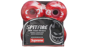 Supreme x Spitfire Shop Logo Wheels Red