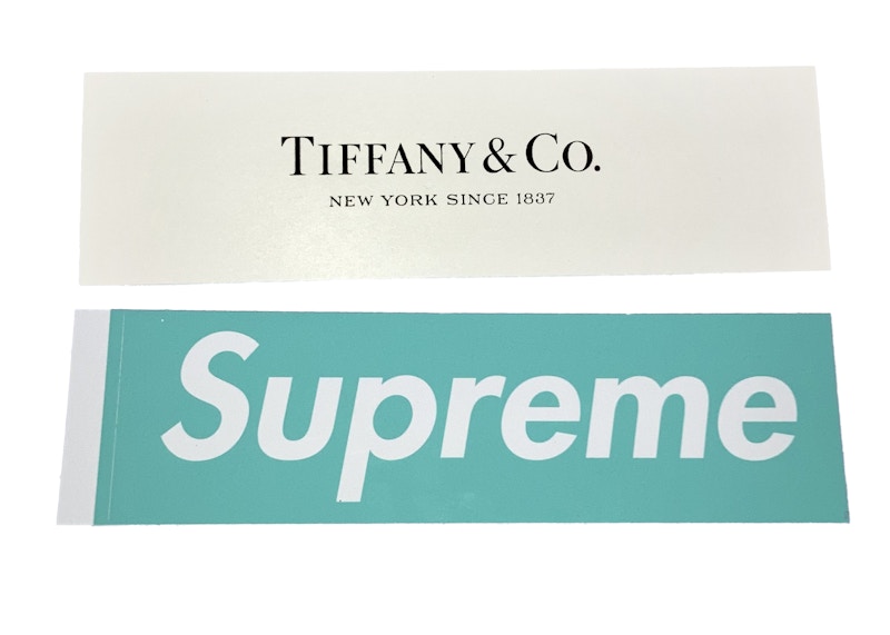 Supreme x Tiffany & Co. Box Logo Sticker - FW21 - JP