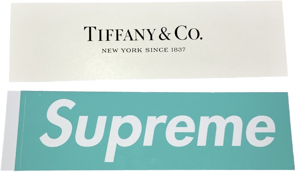 Supreme x Tiffany & Co. Box Logo Sticker - FW21 - US